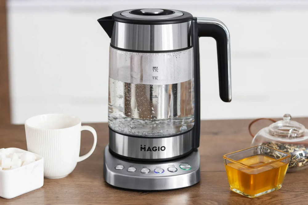 Электрочайник Magio MG-494 1.7 л серебристый Київ - зображення 2