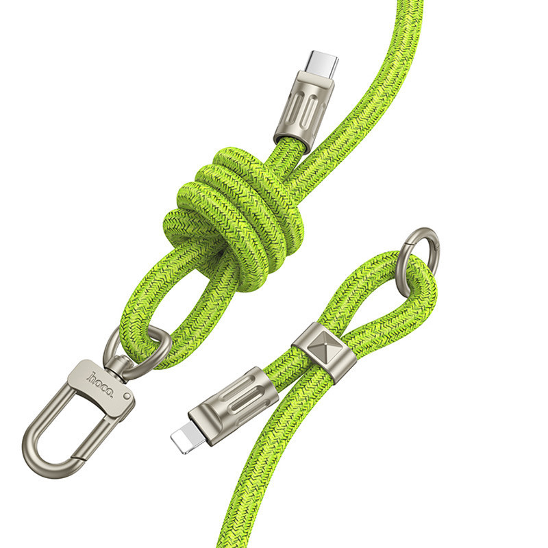 Дата кабель-шнурок Hoco GH7 Elegant Type-C to Lightning (1.8m) Херсон - зображення 2