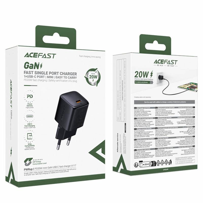 СЗУ Acefast A117 mini PD20W GaN (1USB-C) Херсон - зображення 6