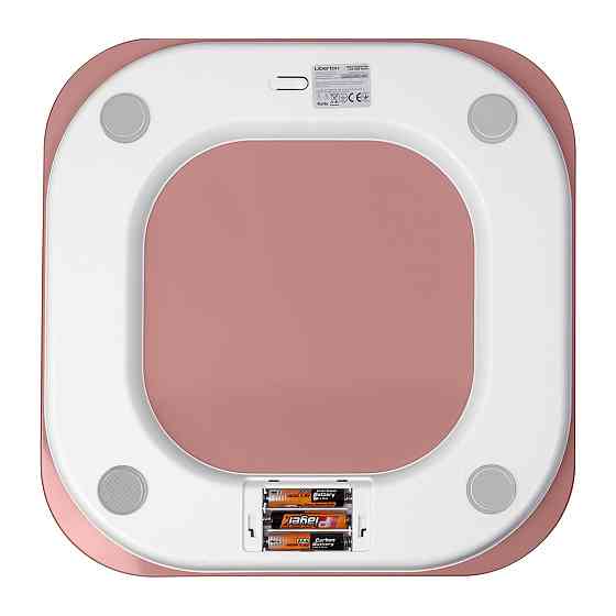 Весы напольные Liberton LBS-0811 180 кг персиковые Київ