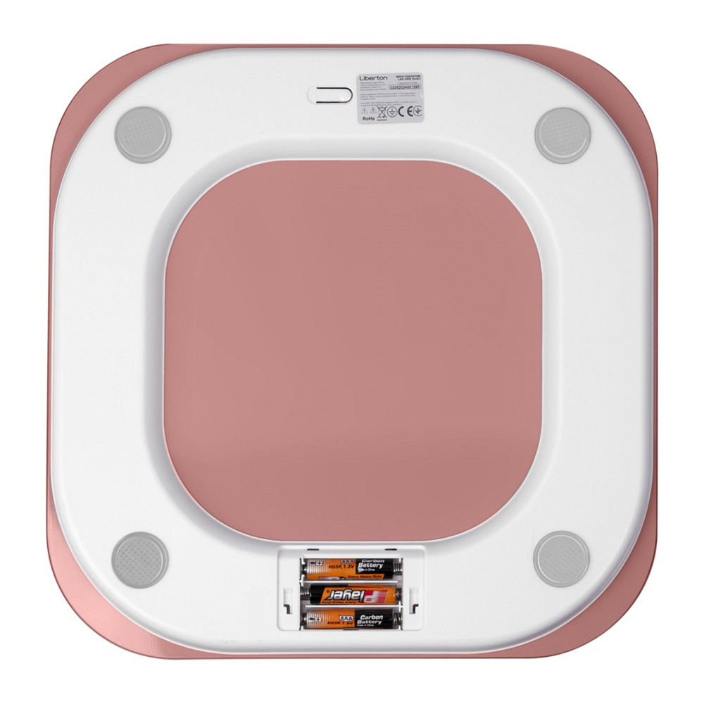 Весы напольные Liberton LBS-0811 180 кг персиковые Київ - зображення 5