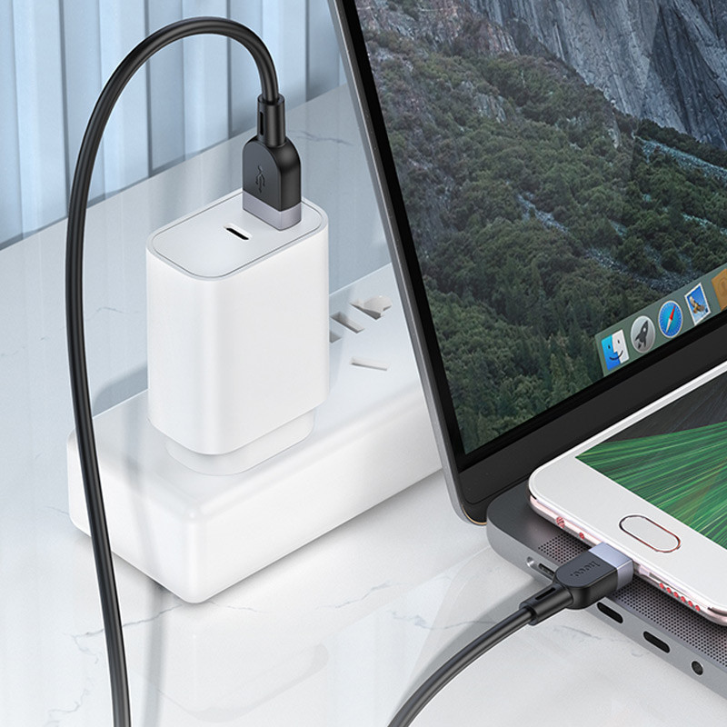 Дата кабель Hoco X109 Energy silicone USB to MicroUSB (1m) Херсон - зображення 4