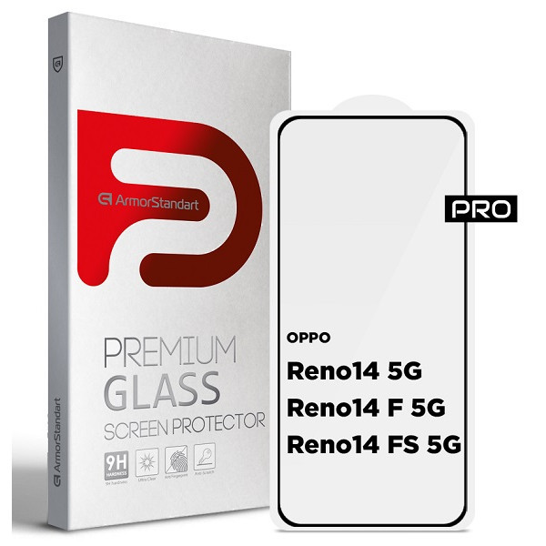 Захисне скло ArmorStandart Pro для OPPO Reno14 5G/Reno14 F 5G/Reno14 FS 5G (ARM87130) Харьков - изображение 1