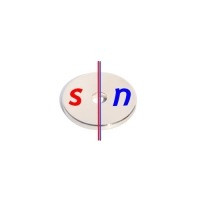 Магніт кільце діаметральної намагніченості D30 - 6 х H3 mm Миколаїв - зображення 1