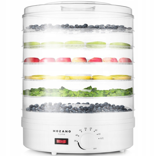 Сушилка-дегидратор Mozano Food Dehydrator 500 Вт white Київ - зображення 1