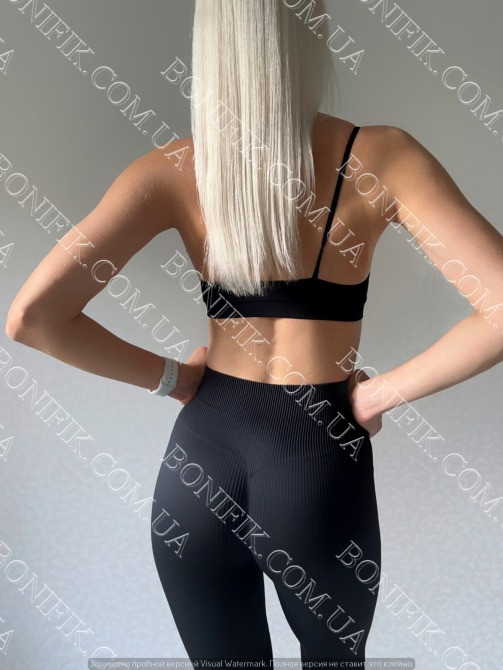 Бесшовный топ на тонкой бретели "Cami Top Rib" Кривий Ріг - зображення 5