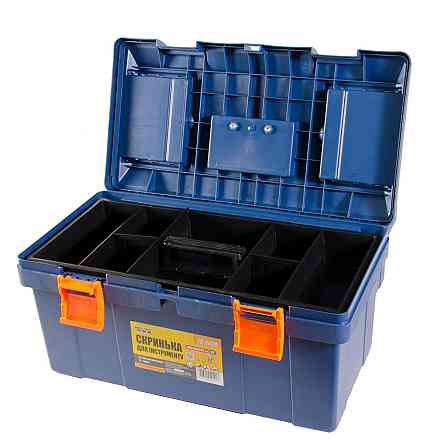 Ящик для инструментов MASTERTOOL с пластиковыми замками органайзеры 20" 500х270х245 мм 79-2620 Харків
