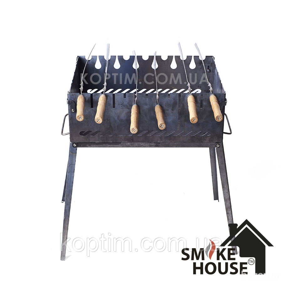 Мангал раскладной Smoke House Case 6 Харків - зображення 6
