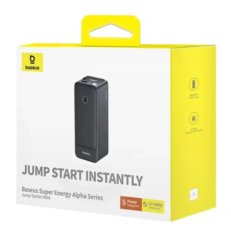 Пусковое устройство (бустер) для автомобиля Baseus Super Energy Alpha Series 6000 mAh (C00259200121) Херсон - зображення 5