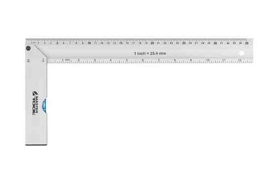 Угольник строительный алюминиевый MASTERTOOL 350 мм ручка Al с капсулой 0,5 мм/1м 30-4350 Харьков