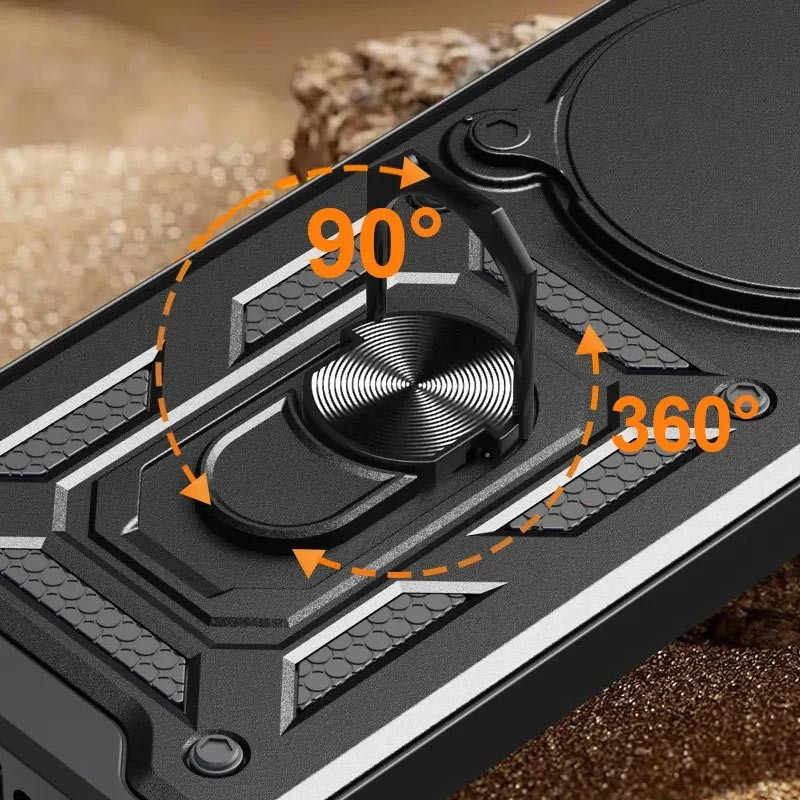 Ударопрочный чехол Camshield Serge Ring для Xiaomi Redmi Note 14 Pro 4G Херсон - зображення 4