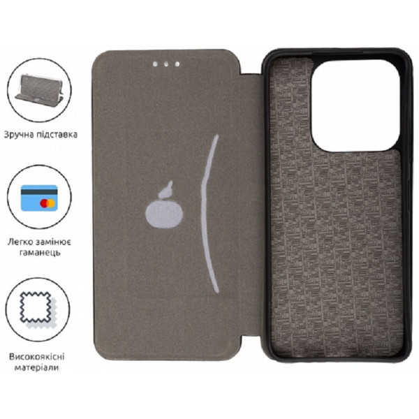 Чохол-книжка ArmorStandart G-Case для ZTE Nubia V60 Design Black (ARM79001) (Код товару:39369) Харків - зображення 3