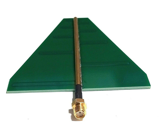 Антенна 1.27-9.5 ГГц 5-6 дБ, до 15 Вт UWB Antenna Wideband, SMA-female. Смотрите графики КСВ. Дніпро - зображення 10