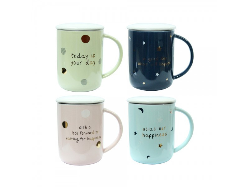 Кружка заварочная OLens Про Щастя-8030-64 400 мл Киев - изображение 1