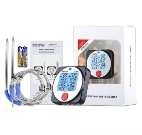 Термометр пищевой электронный 4-х канальный Bluetooth -40-300°C WINTACT WT308B Харків - зображення 7