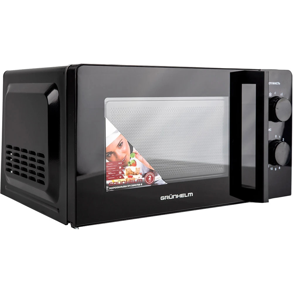Микроволновая печь Grunhelm 20MX708-B 20 л черная Киев - изображение 4