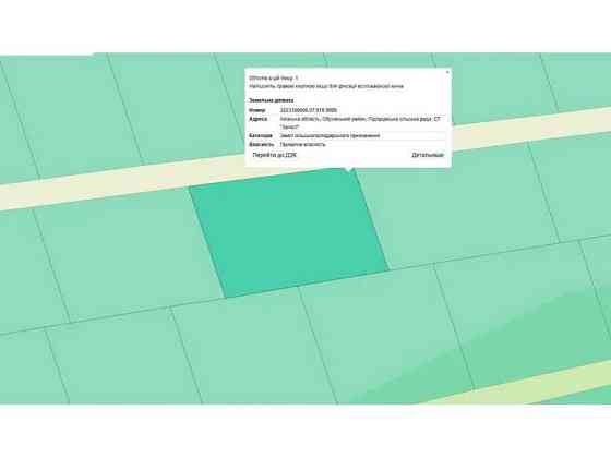 продажа земля сельскохозяйственного назначения Обуховский, Подгорцы, 187000 грн. 