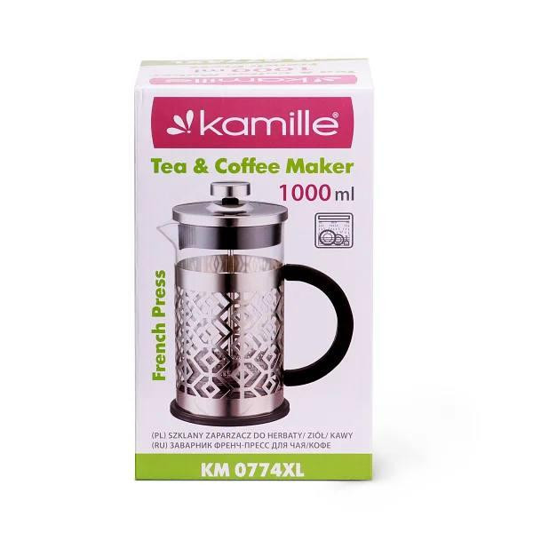 Френч-пресс Kamille 1000 мл (KM 0774XL) Одесса - изображение 8