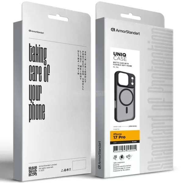 Чохол ArmorStandart Uniq MagCase для Apple iPhone 17 Pro Black (ARM86266) (Код товару:42804) Харьков - изображение 2