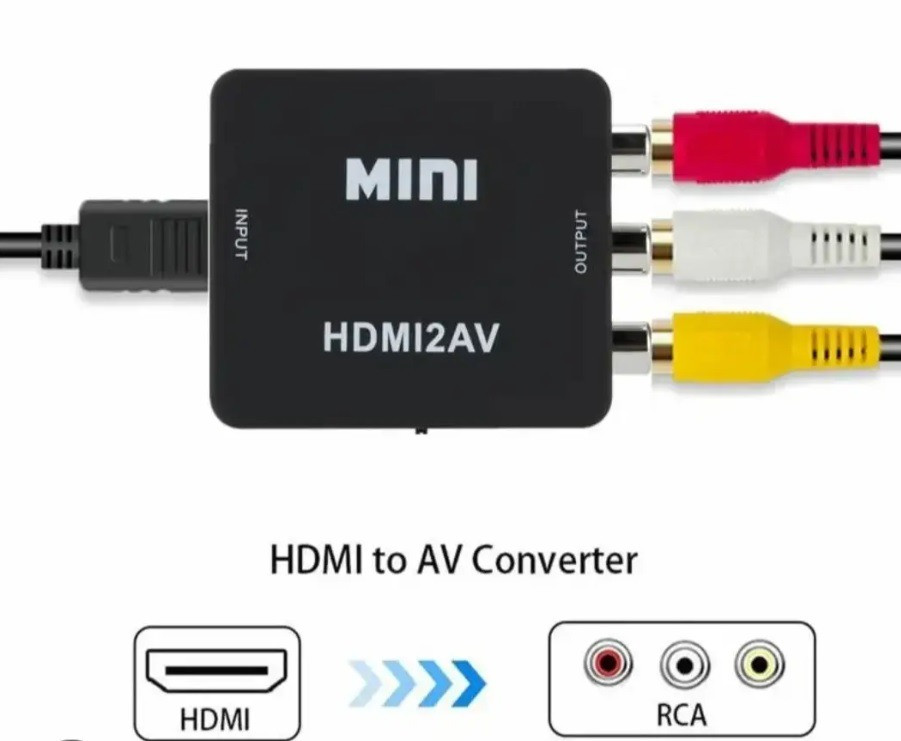 HDMI to RCA конвертер відеосигналу для старих ТБ Винница - изображение 1