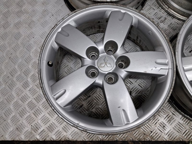 Диски титан комплект R17 Mitsubishi Outlander CU 2.4 БЕНЗИН 4G69 2003 (б/у) Київ - зображення 4