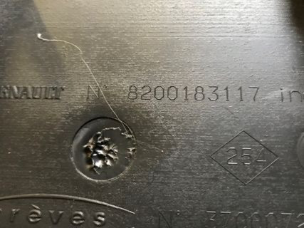Бу крышка блока airbag Renault Scenic 2, 8200183117 Кропивницкий - изображение 3