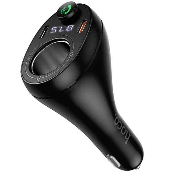 АЗУ FM модулятор Hoco E88 Star cigarette lighter+PD20W+QC3.0 total 120W (2USB-C) Херсон