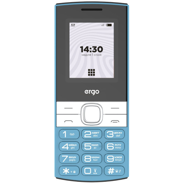 Телефон ERGO B185 Blue Харків - зображення 1