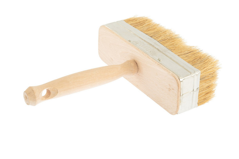 Макловица MASTERTOOL 150×50 мм натуральная щетина с деревянной ручкой 91-9215 Харків - зображення 4