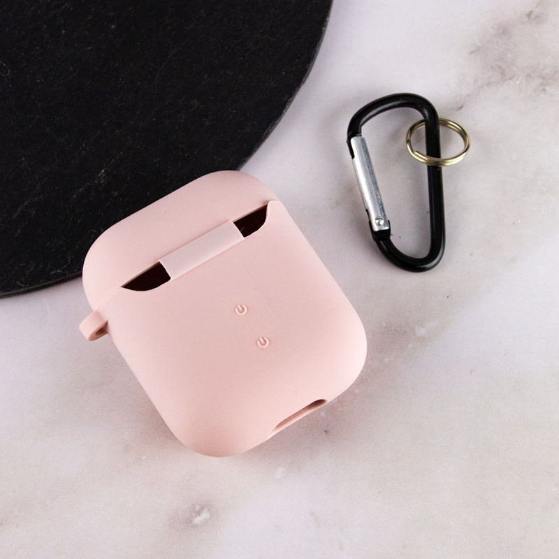 Силиконовый футляр с микрофиброй для наушников Airpods 1/2 Херсон - зображення 4