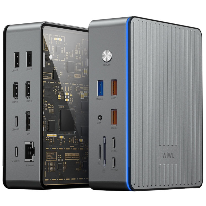 Переходник HUB WIWU Matrix docking station 16in1 W1601 Херсон - изображение 1