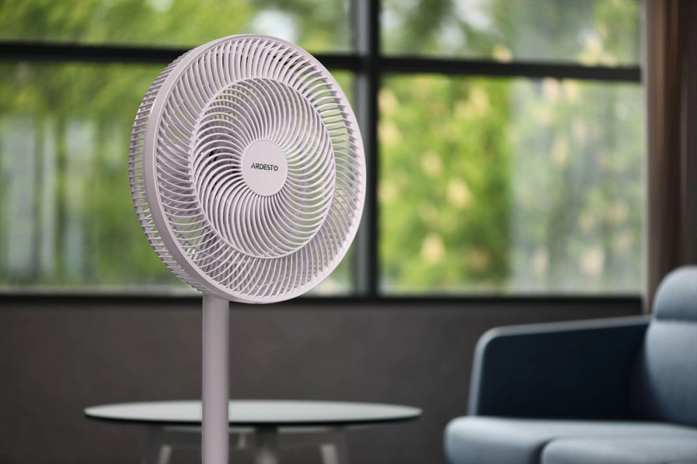 Вентилятор напольный Ardesto FN-B1140 55 Вт белый Київ - зображення 3