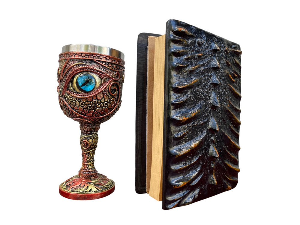 Подарочный набор Бокал 3 Глаз и Блокнот 3 «Жар Сердца Дракона» (код 00661) Київ - зображення 4