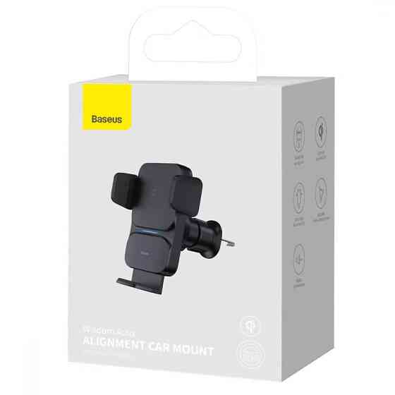 Автодержатель с БЗУ Baseus Wisdom Auto Alignment (QI 15W) (Air Outlet base) (CGZX000001) Херсон