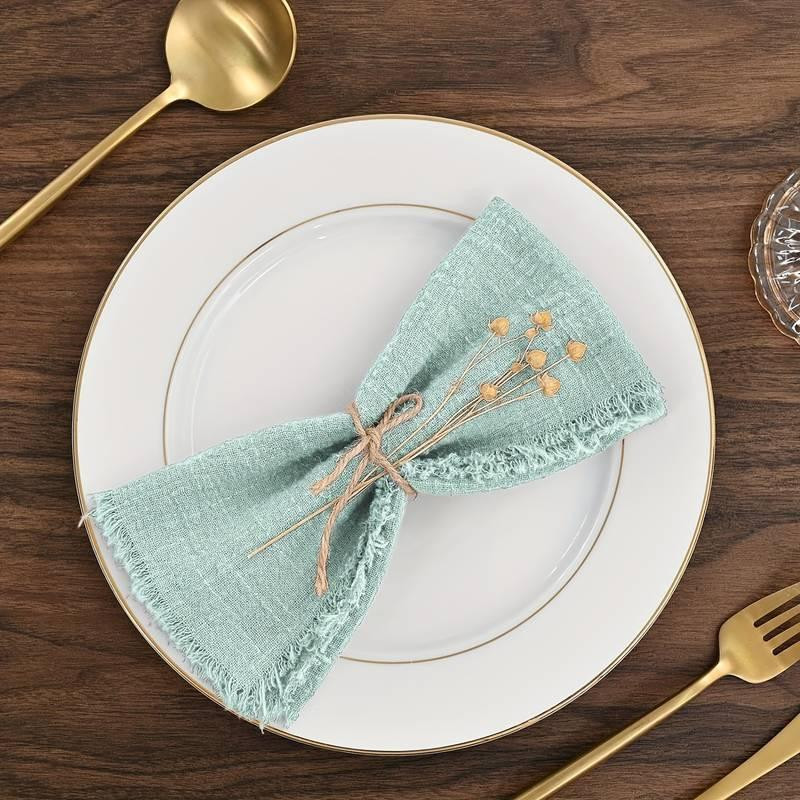 Салфетки сервировочные Leeseph 32*32см мятные 6шт Одеса - зображення 4