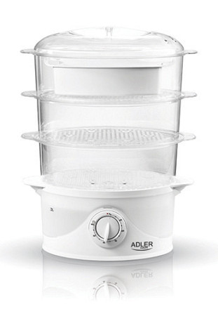 Пароварка Adler AD-633 800 Вт Київ - зображення 1