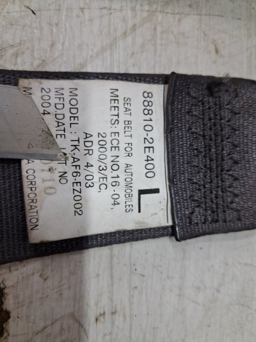 Ремень безопасности передний левый Hyundai Tucson JM 2.0 DIESEL D4EA 2004 (б/у) Київ - зображення 4