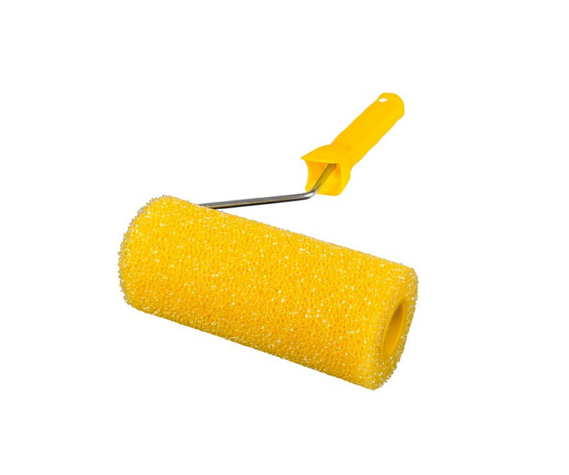 Валик малярный структурный MASTERTOOL Moltopren Decor 80/180 мм Ø 6 мм с ручкой 92-6103 Харків - зображення 2