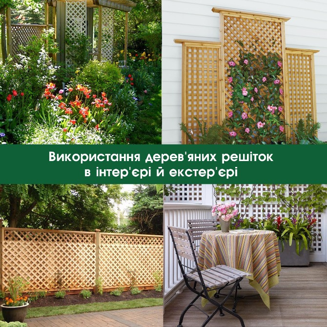 Дерев'яні решітки (решетки) Дуб, Ясен, Вільха, Бук (1200х620мм) Київ - зображення 4