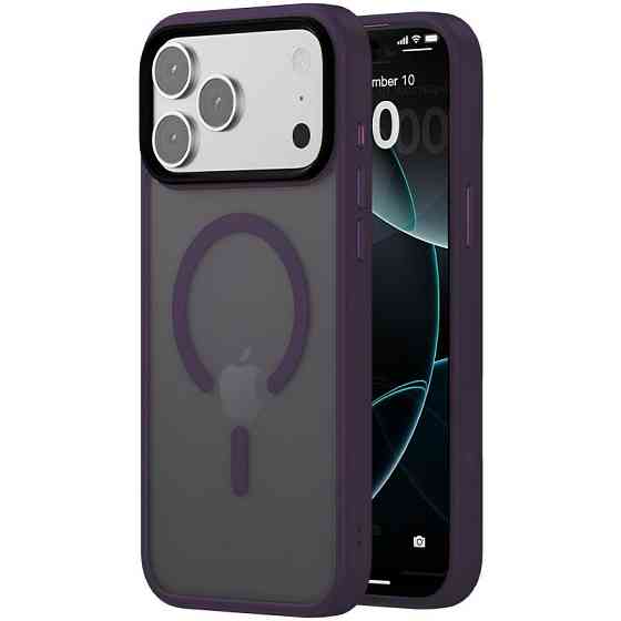 TPU+PC чехол Metal Buttons with MagSafe Colorful для Apple iPhone 17 Pro (6.3") Херсон