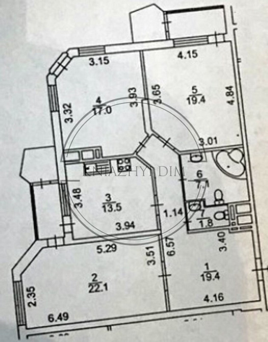 Шикарна 3-х . кім. кв. ЖК Пори Року. М. Вокзальна. Код об'єкта: 1141858. Киев - изображение 2