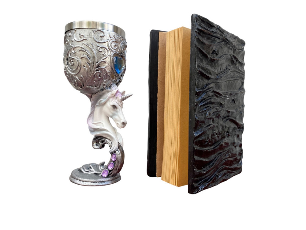 Подарочный набор Бокал 3 Единорог и Блокнот 3 «Книга, смотрящая в ответ» Київ - зображення 4