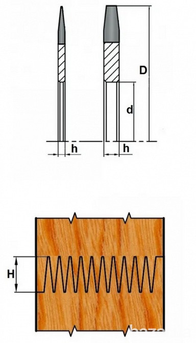 Фрезы для сращивания шипования на шипорезном станке Київ - зображення 8