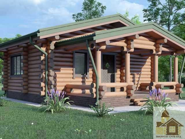 Купити зруб з брусу під ключ з індивідуальним проектом від Закарпат Зруб-Буд Одеса - зображення 7