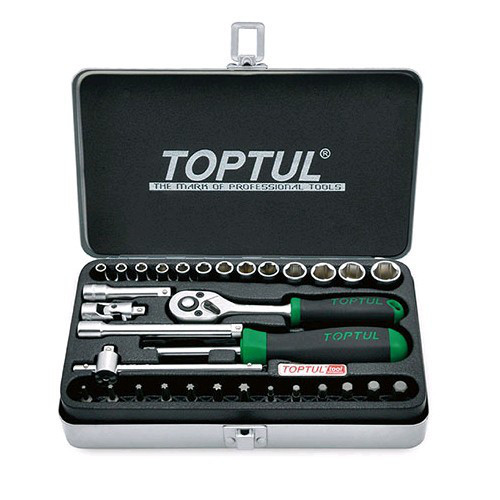 Набор инструментов для автомобиля TOPTUL 1/4" 32ед. GCAD3204 Харьков - изображение 1