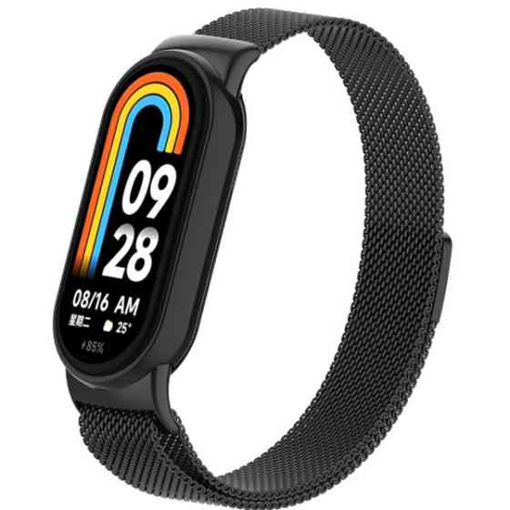 Ремінець ArmorStandart Milanese Magnetic для Xiaomi Smart Band 10/9/8 Black (ARM86890) (Код товару:4 Харьков