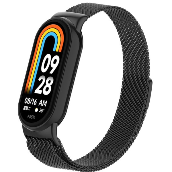 Ремінець ArmorStandart Milanese Magnetic для Xiaomi Smart Band 10/9/8 Black (ARM86890) (Код товару:4 Харків - зображення 1