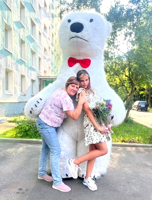 Белый медведь Коростень заказ поздравления мишка аниматор Коростень - зображення 6