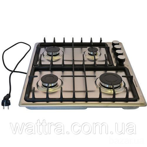 Газовая варочная поверхность GRUNHELM GPG 6325 IF (4 конфорки, нержавеющая сталь, газ контроль) 1038 Киев - изображение 6