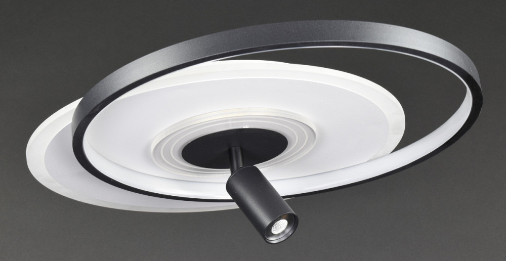 Люстра стельова LED з пультом MJ50-500-bk-wh Білий 9х40х50 см. Київ - зображення 1